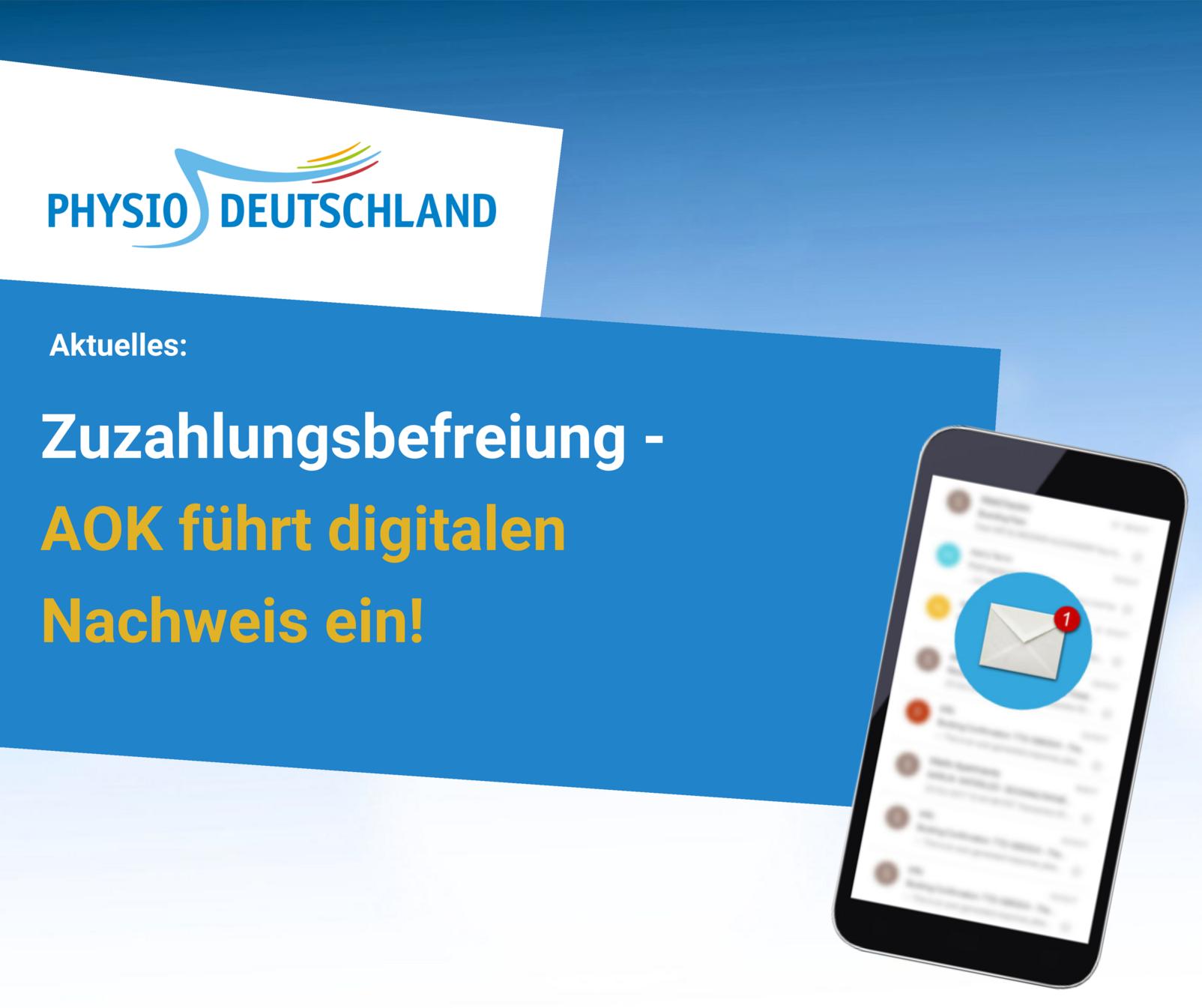 Kachel AOK Zuzahlung