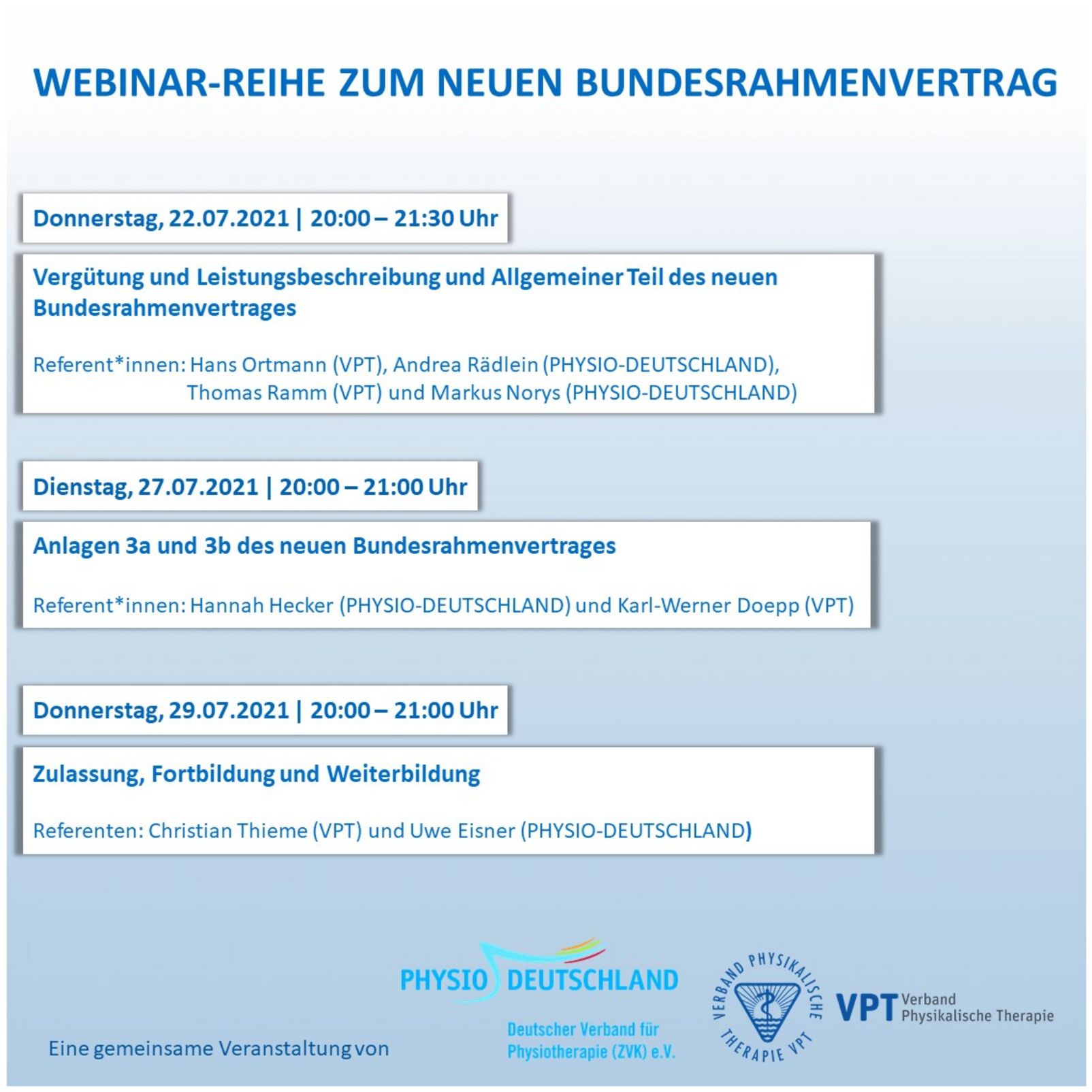 Ankündigungsgraphik Webinare